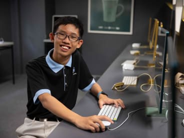 Ang Liang Tze, 14, is the founder of Kids Learn Code and studies full-time at the School of Science and Technology, Singapore.