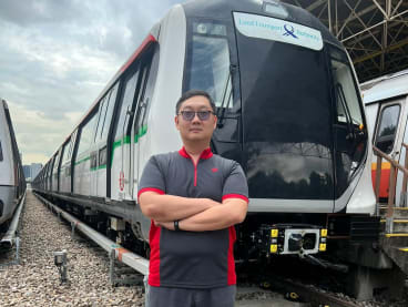 Mr Kwek Siew Bo, 39, is a deputy engineering maintenance manager at SMRT’s Ulu Pandan Depot.